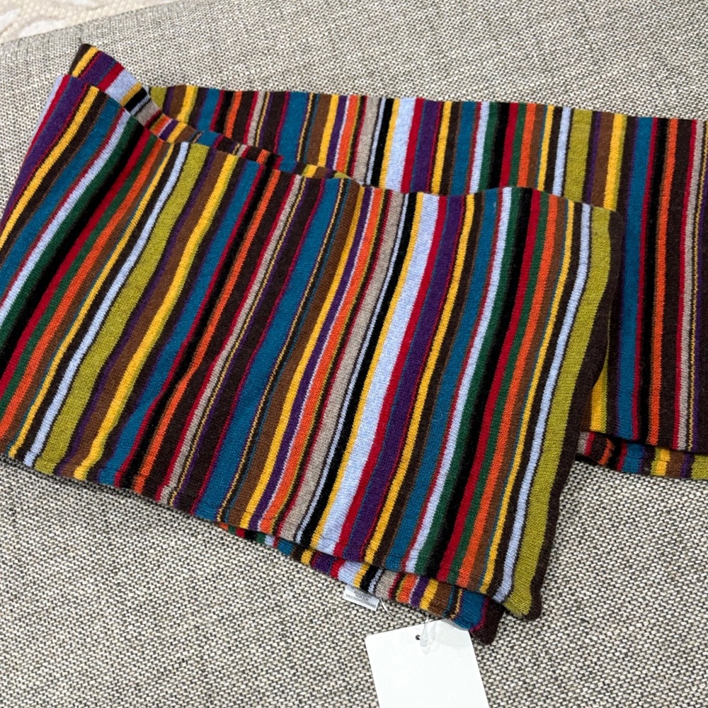 Paul Smith Colorful Knit Scarf